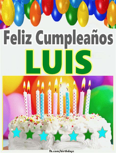 Feliz Cumpleaños Luis Imágenes  Hbdayartes