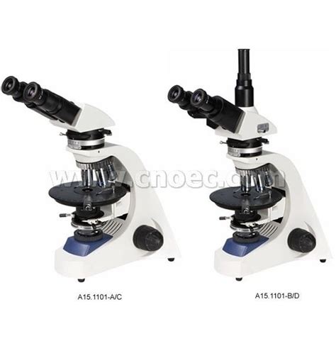 Laboratory Research Trinocular Polarizing Light Microscope With Ce