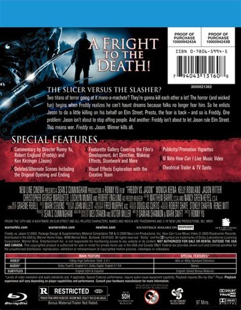 Freddy Vs Jason Blu Ray 2003 Dvd Empire