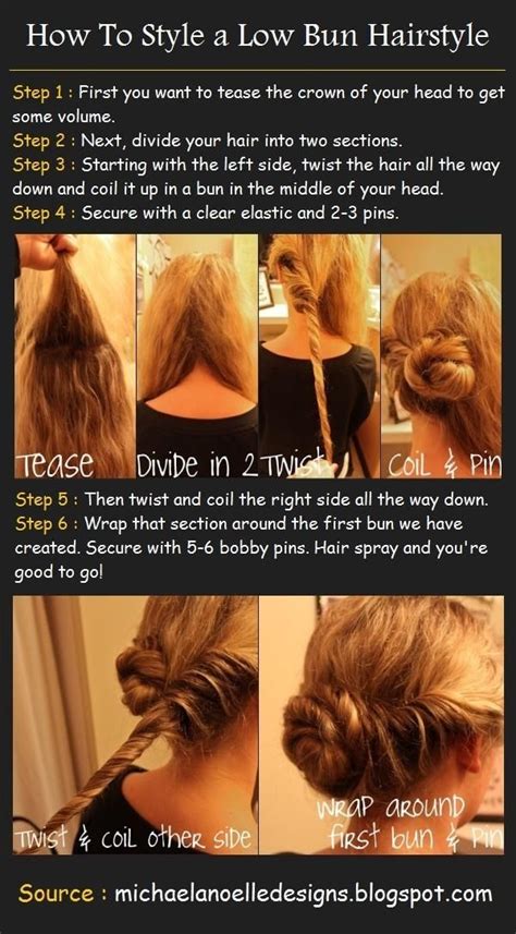 Low Bun Updo Hairstyle Tutorials Prom Updos Popular Haircuts