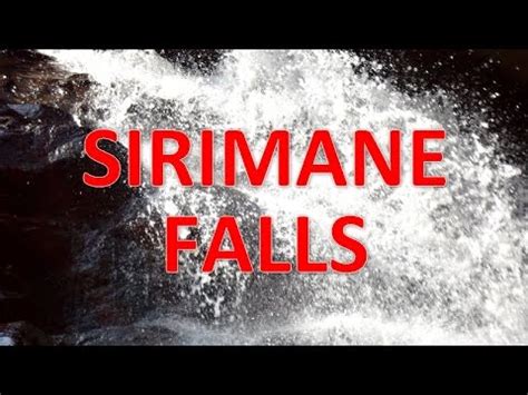 What more beautiful than a water falls in a green western ghats and there is. Sirimane Falls - ಸಿರಿಮನೆ ಫಾಲ್ಸ್ - YouTube
