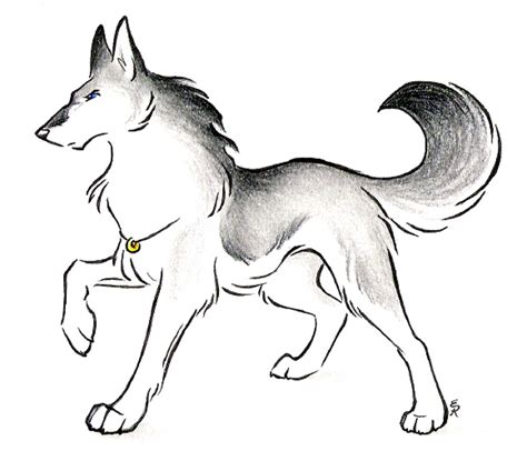 Drawn Spirit Wolf Pencil And In Color Drawn Spirit Wolf Good Ideas