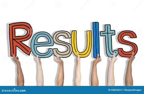 Results Word Written By 3d Man Vector Illustration