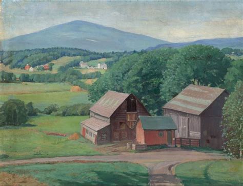 Vermont Farm Painting Karl Albert Buehr Oil Paintings