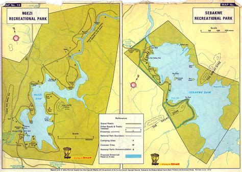 Ngezi And Sebakwe Recreational Parks Map The Rhodesian Natio Flickr