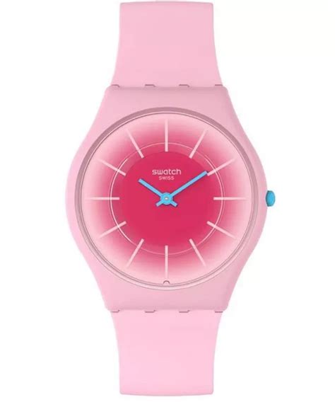 Swatch Ss08p110 Ultra Slim Radiantly Pink Watch •