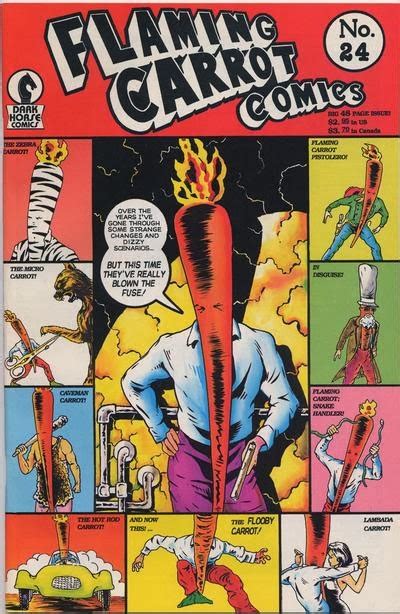 the great comic book heroes the surrealistic world of the flaming carrot by bob burden