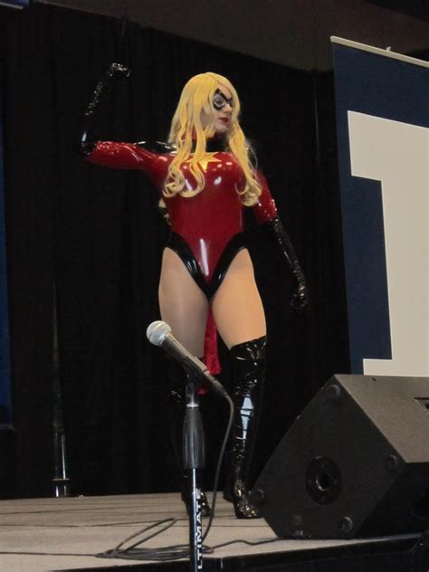 Msmarvel Carol Danvers Pvc Cosplay Costume Sexy 4299 Superhero