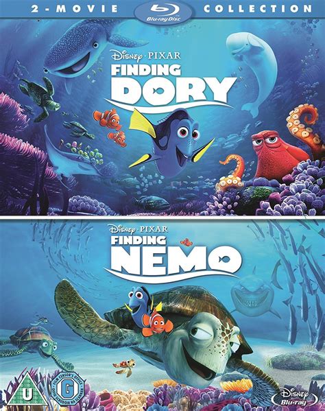 Finding Dory Finding Nemo Double Pack Blu Ray Amazon De Dvd Blu Ray