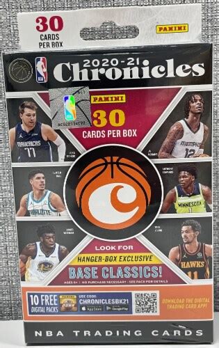 20202021 Panini Chronicles Basketball Hanger Box Box Ralphs
