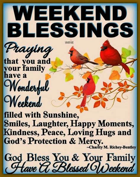Friday Weekend Blessings For Family Friends Image Ctto Happy Weekend Quotes Weekend