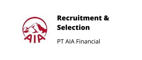 Recruitment And Selection Pt Aia Financial Svb Academy