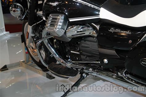 Moto Guzzi California 1400 Touring Engine At Auto Expo 2014