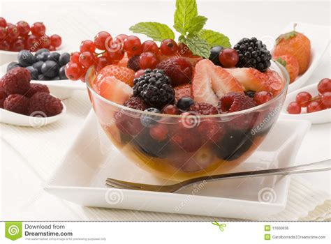 Fruit Salad Assorted Berries Stock Photo Image Of Still Shot 11600636