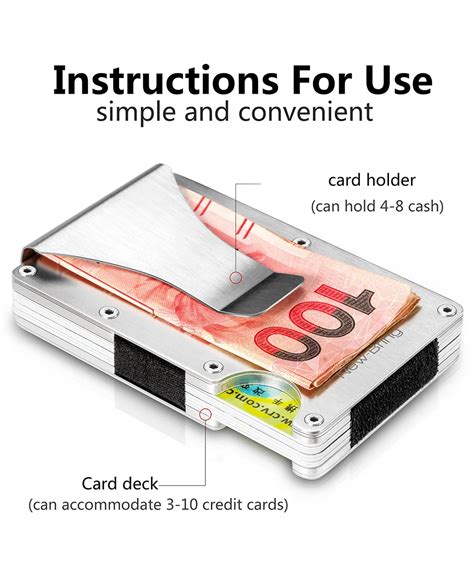 Rfid Blocking Aluminum Credit Card Holder Jewelry Addicts