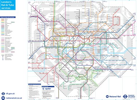 London Subway Map Subway Map London England