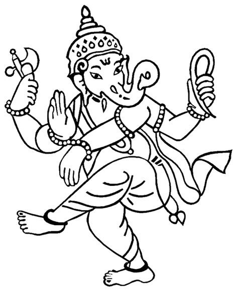 Ganesha Coloring Pages Coloring Home