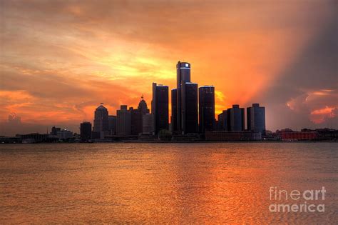 Detroit Sunset Photograph By Denis Tangney Jr Pixels