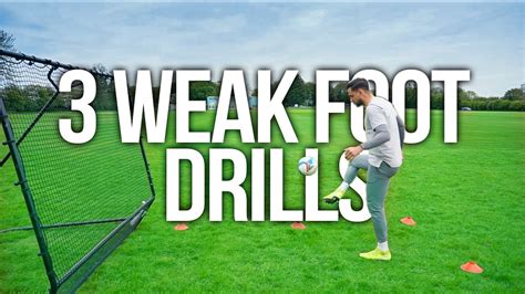 How To Improve Your Weak Foot 3 Simple Drills Youtube