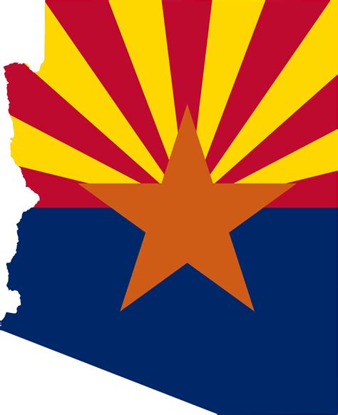 Arizona Flag Map | Arizona state flag, Arizona flag, Arizona state map