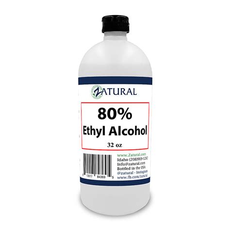 Ethyl Alcohol 80 Denatured