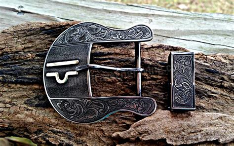 Plain Jane Custom Ranger Belt Buckle Set 100 Hand Fabricated And Hand