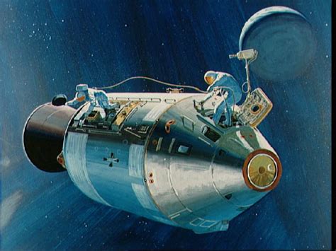 Artists Concept Apollo 15 Commandservice Modules Astronauts