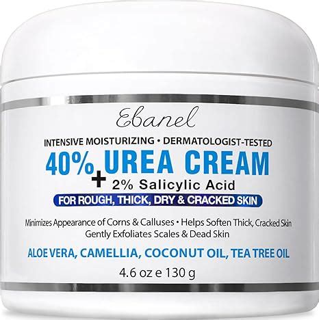 Amazon Com Ebanel Urea Cream Plus Salicylic Acid Foot Cream For Dry Cracked Feet Heels