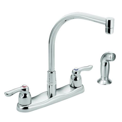 Moen 8792 Commercial 2 Handle Kitchen Faucet In Chrome 1xnew Pppb3 6
