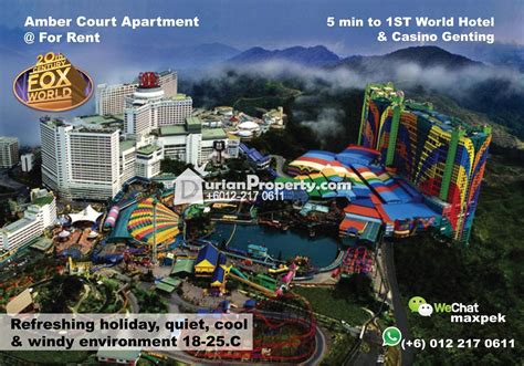 Amber court genting highlands, genting highlands, 69000, malaysia. Apartment For Rent at Amber Court, Genting Highlands for ...