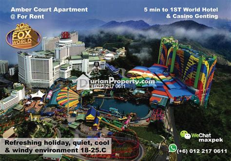 Genting highlands fire and rescue chief yusry abdullah sani said: Apartment For Rent at Amber Court, Genting Highlands for ...