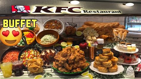 KFC Restaurant Buffet ( Eat All You Can) - YouTube