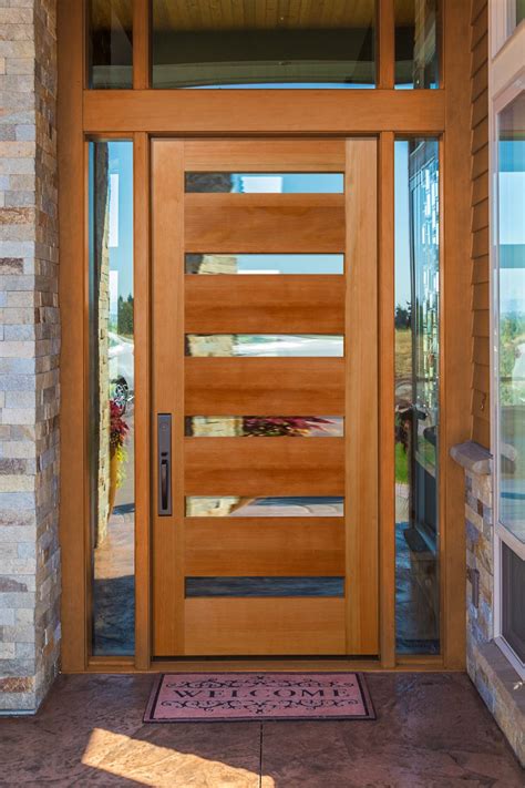 Modern Wooden Doors With Glass Glass Door Ideas