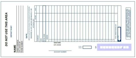 10 Deposit Slip Templates Excel Templates