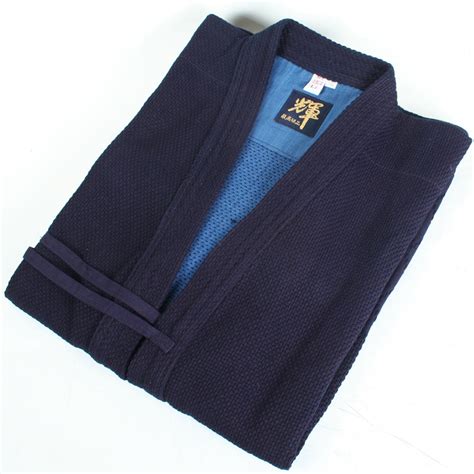 Zooboo mens kendo/aikido keikogi hakama martial arts jackets. #11,000 Indigo Dyed Keikogi