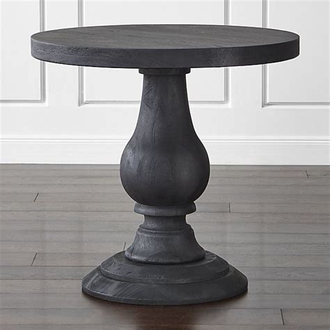 Marengo Pedestal Table Crate And Barrel Round Foyer Table Round