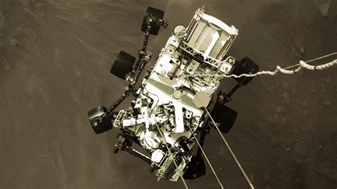 Incredible Sneak Peek Of Mars Landing Sent Back By Nasas Perseverance Rover