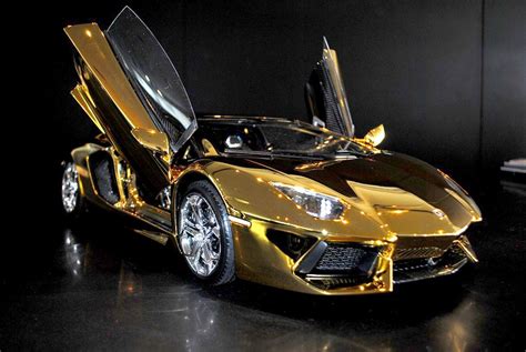 Worlds Most Expensive Model Car Gold Lamborghini Super Cars