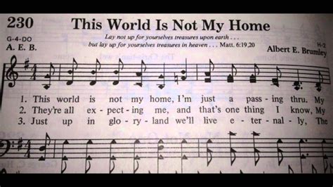 This World Is Not My Home A Cappella In 2020 Praise Songs A