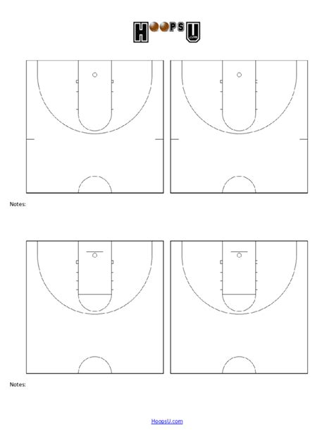 Basketball Court Diagram Fill Out And Sign Online Dochub