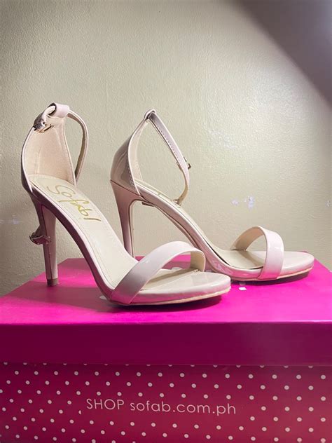 Sofab Ginger Heel Sandals In Nude Color On Carousell