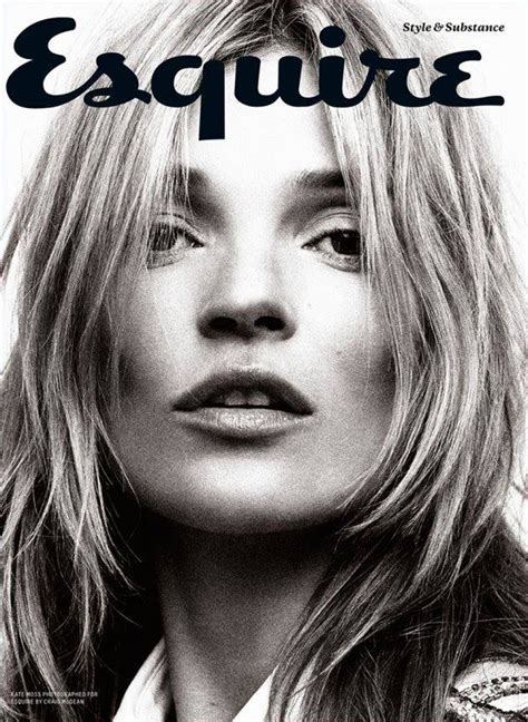 kate moss by craig mcdean for esquire magazine