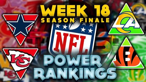 The Official 2021 Nfl Power Rankings Week 18 Edition Regular Season