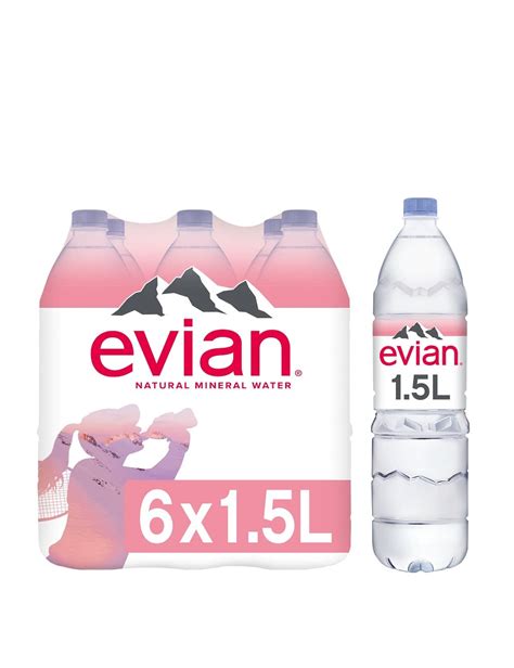 Buy Evian Still Natural Mineral Water 15 L Pack Of 6 Online At