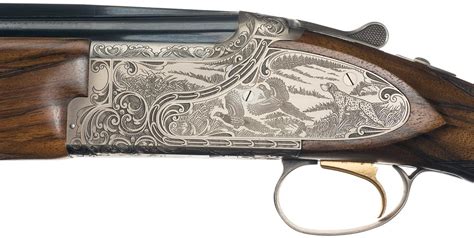 Engraved Browning Citori Privilege Model Overunder Shotgun With Box