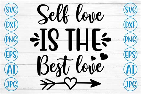 Self Love Is The Best Love Svg Graphic By Svgbundle · Creative Fabrica