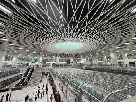 Shenzhen, China’s newest transit hub, Gangxia North Station, which