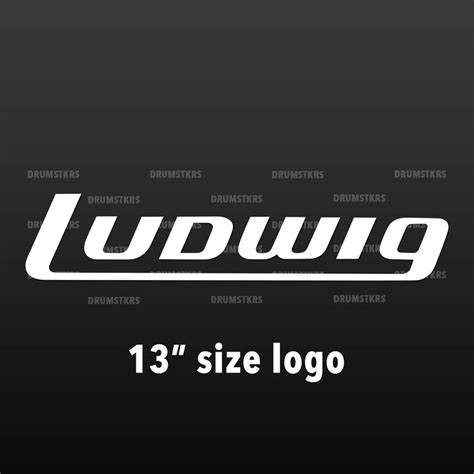 Ludwig Modern 13 Drums Logo Replacement For Bass Drum Etsy