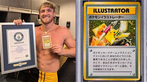 Logan Paul Has Turned The Most Expensive Pokémon Card In The World Into