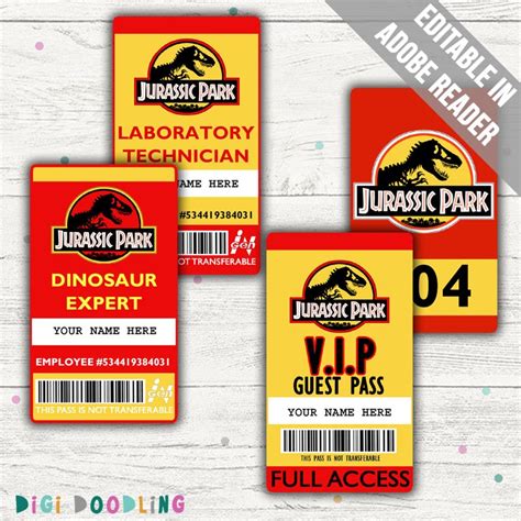 Jurassic World Badge Printable Printabletemplates